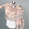 Korean autumn and winter scarf, shawl, dual-purpose silk scarf for women, versatile spring and autumn ultra-thin cotton and linen outer travel gauze scarf