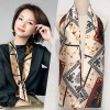 Satin Streamers Long Small Silk Scarves Long Scarves Versatile