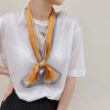 Satin Streamers Long Small Silk Scarves Long Scarves Versatile