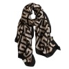 Korean autumn and winter scarf, shawl, dual-purpose silk scarf for women, versatile spring and autumn ultra-thin cotton and linen outer travel gauze scarf