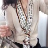 Spring and Autumn Satin Streamers Long Small Silk Scarves