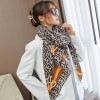Korean autumn and winter scarf, shawl, dual-purpose silk scarf for women, versatile spring and autumn ultra-thin cotton and linen outer travel gauze scarf