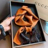 Spring and Autumn Satin Streamers Long Small Silk Scarves