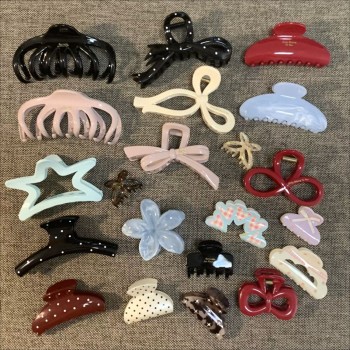 Low Price Clearance Hairpin South Korea Simple Commuter All-match Grab Clip Niche High-end Head Shark Clip Hair Accessories for Women