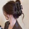 Low Price Clearance Hairpin South Korea Simple Commuter All-match Grab Clip Niche High-end Head Shark Clip Hair Accessories for Women