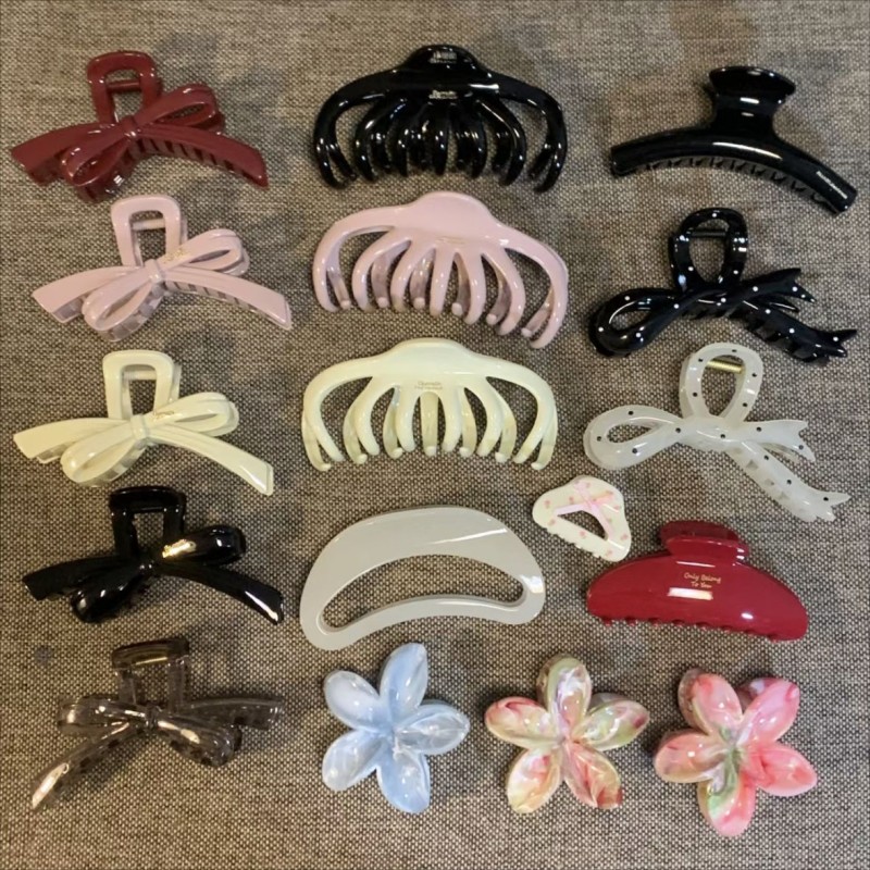 Low Price Clearance Hairpin South Korea Simple Commuter All-match Grab Clip Niche High-end Head Shark Clip Hair Accessories for Women