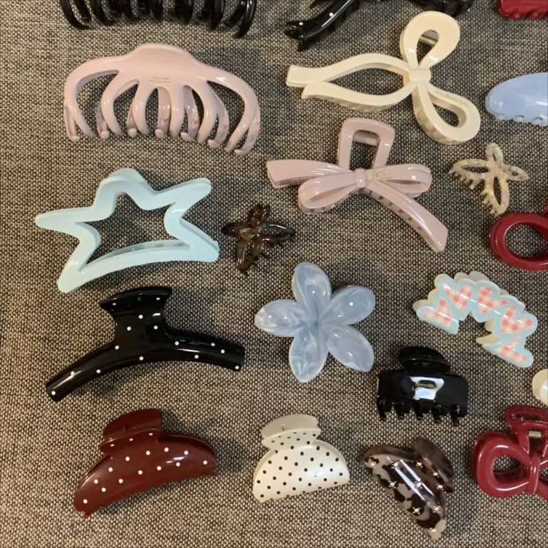 Low Price Clearance Hairpin South Korea Simple Commuter All-match Grab Clip Niche High-end Head Shark Clip Hair Accessories for Women