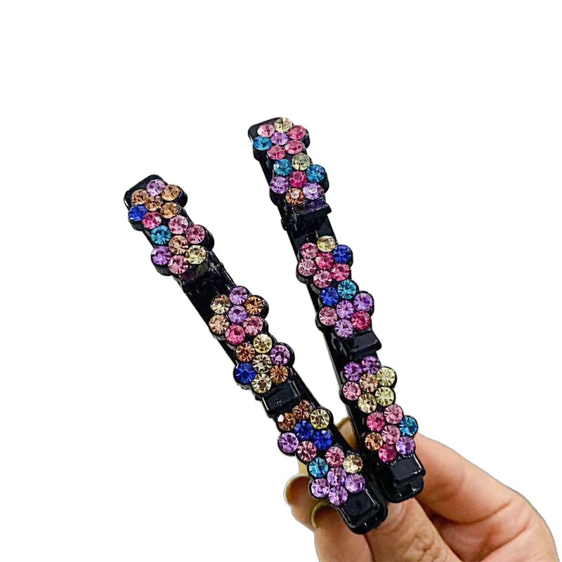 Hairpin with Braided Hair, Side Bangs Texture, Broken Hair, Duckbill Hairpin, Hairband, Internet Celebrity Clip, Headwear Wholesale