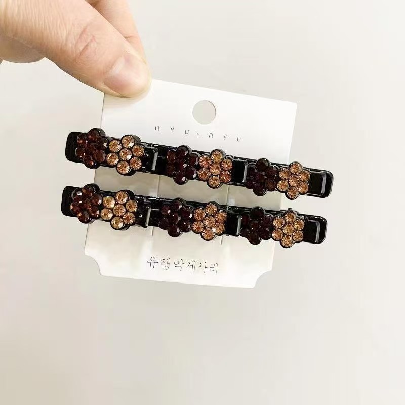 Hairpin with Braided Hair, Side Bangs Texture, Broken Hair, Duckbill Hairpin, Hairband, Internet Celebrity Clip, Headwear Wholesale