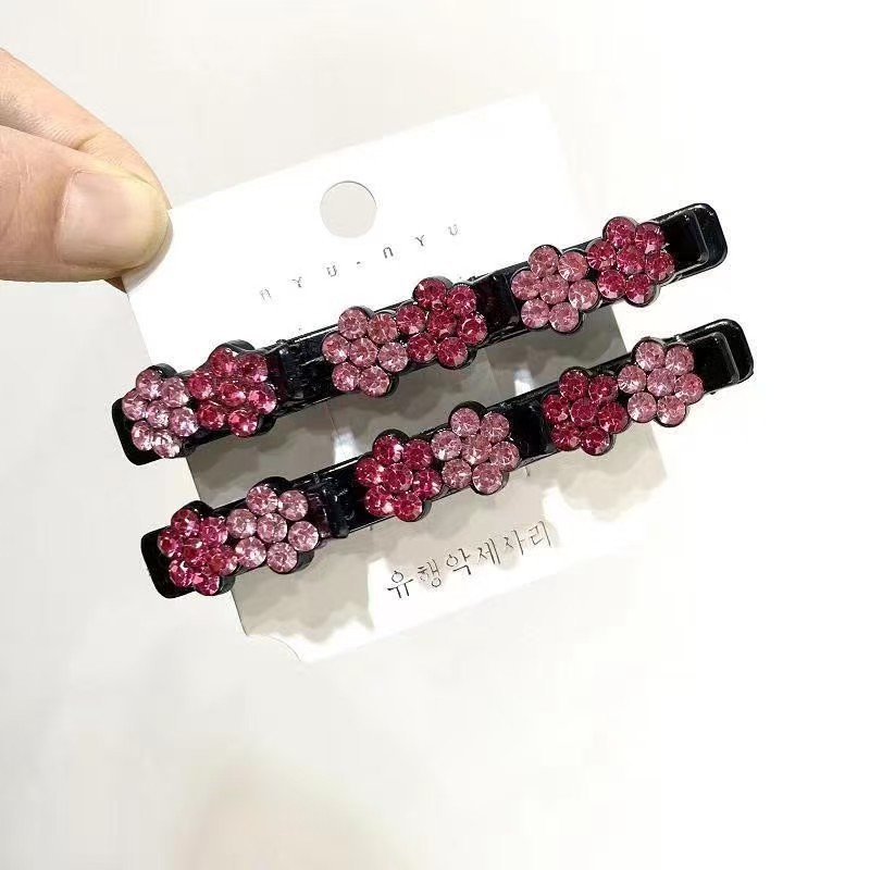 Hairpin with Braided Hair, Side Bangs Texture, Broken Hair, Duckbill Hairpin, Hairband, Internet Celebrity Clip, Headwear Wholesale