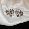 Luxury Silver Earrings - Beads and Hearts Collection