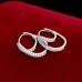 Luxury Silver Earrings - Beads and Hearts Collection