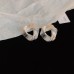 Luxury Silver Earrings - Beads and Hearts Collection