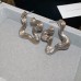 Luxury Silver Earrings - Beads and Hearts Collection
