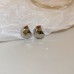 Luxury Silver Earrings - Beads and Hearts Collection