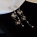 Luxury Silver Earrings - Beads and Hearts Collection