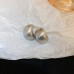 Luxury Silver Earrings - Beads and Hearts Collection