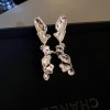 Luxury Silver Earrings - Beads and Hearts Collection