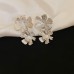 Luxury Silver Earrings - Beads and Hearts Collection