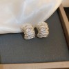 Luxury Silver Earrings - Beads and Hearts Collection