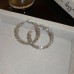 Luxury Silver Earrings - Beads and Hearts Collection