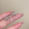 Luxury Silver Earrings - Beads and Hearts Collection