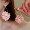 Luxury Rose Silver Earrings - Hearts, Flowers, and Pearls Collection