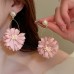 Luxury Rose Silver Earrings - Hearts, Flowers, and Pearls Collection