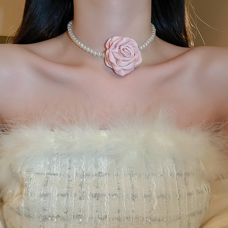 Luxury Rose Silver Earrings - Hearts, Flowers, and Pearls Collection