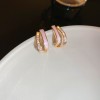 Luxury Rose Silver Earrings - Hearts, Flowers, and Pearls Collection