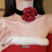 Luxury Rose Silver Earrings - Hearts, Flowers, and Pearls Collection