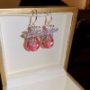 Luxury Rose Silver Earrings - Hearts, Flowers, and Pearls Collection