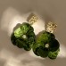 Luxury Rose Silver Earrings - Hearts, Flowers, and Pearls Collection
