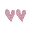 Luxury Rose Silver Earrings - Hearts, Flowers, and Pearls Collection