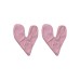 Luxury Rose Silver Earrings - Hearts, Flowers, and Pearls Collection