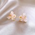 Luxury Rose Silver Earrings - Hearts, Flowers, and Pearls Collection