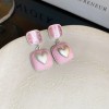Luxury Rose Silver Earrings - Hearts, Flowers, and Pearls Collection