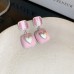Luxury Rose Silver Earrings - Hearts, Flowers, and Pearls Collection