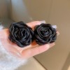 Luxury Rose Silver Earrings - Hearts, Flowers, and Pearls Collection