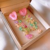 Luxury Rose Silver Earrings - Hearts, Flowers, and Pearls Collection