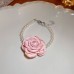 Luxury Rose Silver Earrings - Hearts, Flowers, and Pearls Collection