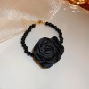 Luxury Rose Silver Earrings - Hearts, Flowers, and Pearls Collection