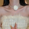 Luxury Rose Silver Earrings - Hearts, Flowers, and Pearls Collection