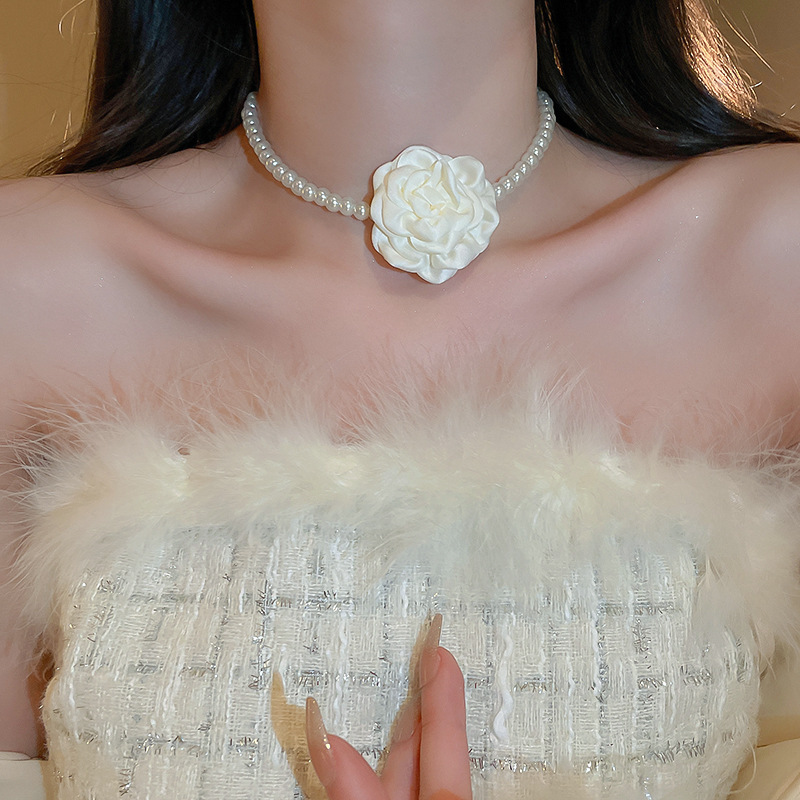 Luxury Rose Silver Earrings - Hearts, Flowers, and Pearls Collection