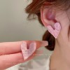 Luxury Rose Silver Earrings - Hearts, Flowers, and Pearls Collection