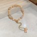 French Retro Baroque Crystal Pearl Bracelet, Light Luxury and High-End Bracelet, White, Fashionable and Versatile Hand Jewelry