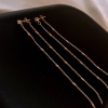 European and American Cross-border Long Wheat Ears Flowers Leaves Tassel Earrings Cold Style Elegant Earrings Light Luxury High-end Earrings