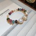 French Retro Baroque Crystal Pearl Bracelet, Light Luxury and High-End Bracelet, White, Fashionable and Versatile Hand Jewelry
