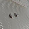 Silver Needle Circle Silver Earrings Light Luxury High-End Stud Earrings for Women Minimalist Fashion Versatile Earrings with a Unique Design