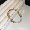 French Retro Baroque Crystal Pearl Bracelet, Light Luxury and High-End Bracelet, White, Fashionable and Versatile Hand Jewelry